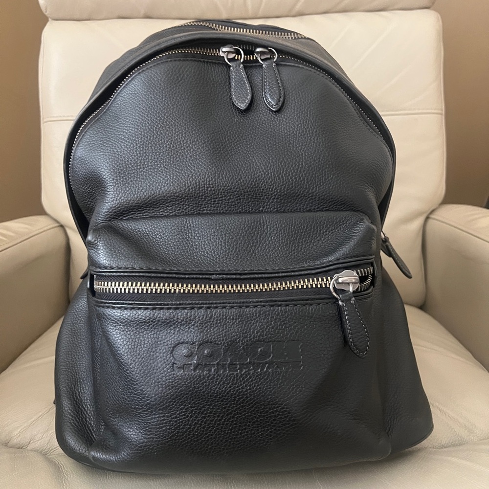 COACH™ Charter Backpack in Refined Pebbled Leather